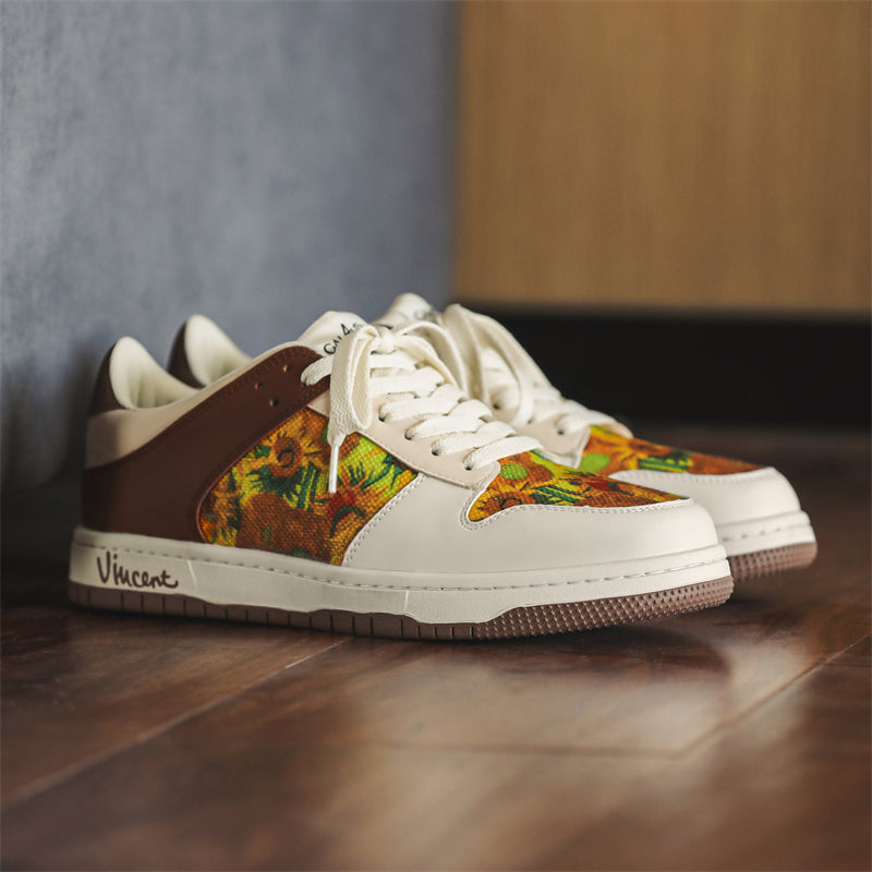 Van Gogh Sunflowers inspired Trainers