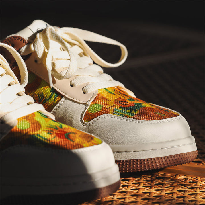 Van Gogh Sunflowers inspired Trainers