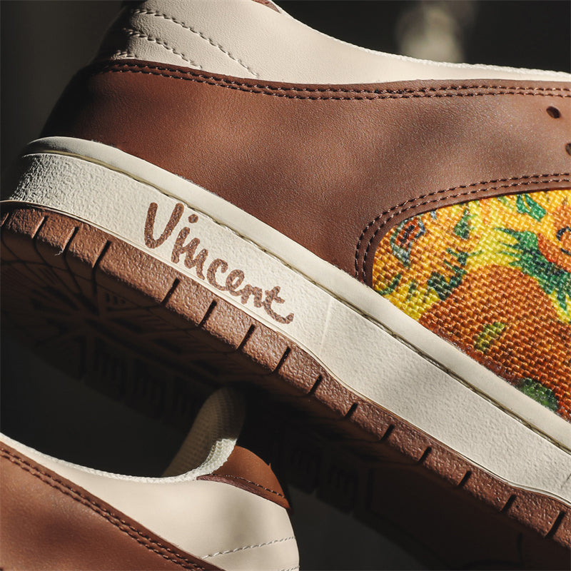 Van Gogh Sunflowers inspired Trainers