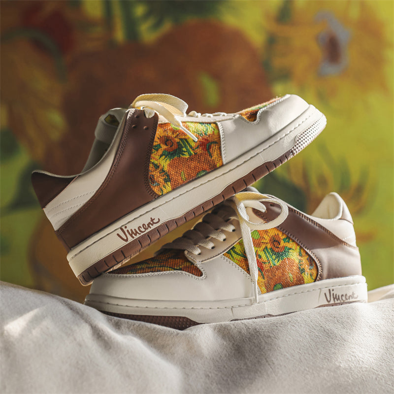 Van Gogh Sunflowers inspired Trainers