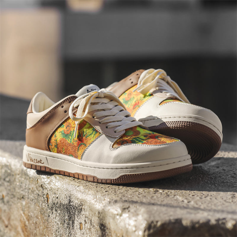 Van Gogh Sunflowers inspired Trainers