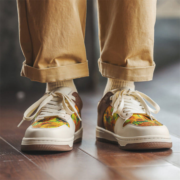 Van Gogh Sunflowers inspired Trainers
