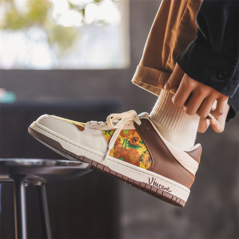 Van Gogh Sunflowers inspired Trainers