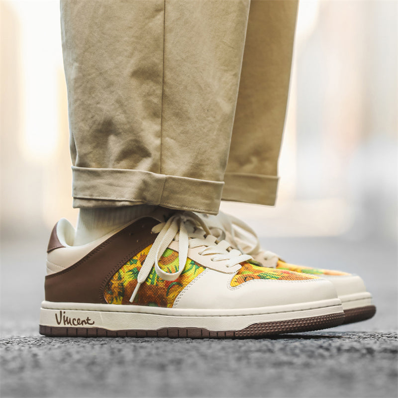 Van Gogh Sunflowers inspired Trainers