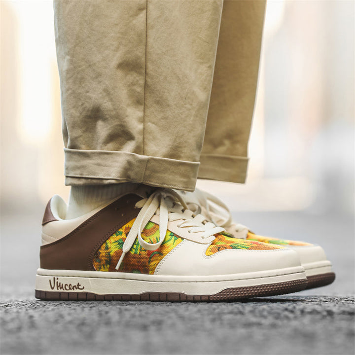 Van Gogh Sunflowers inspired Trainers