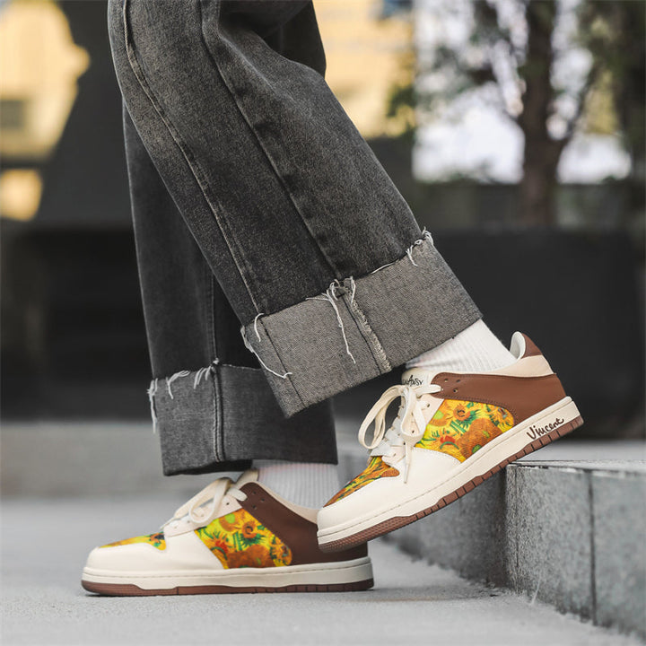 Van Gogh Sunflowers inspired Trainers