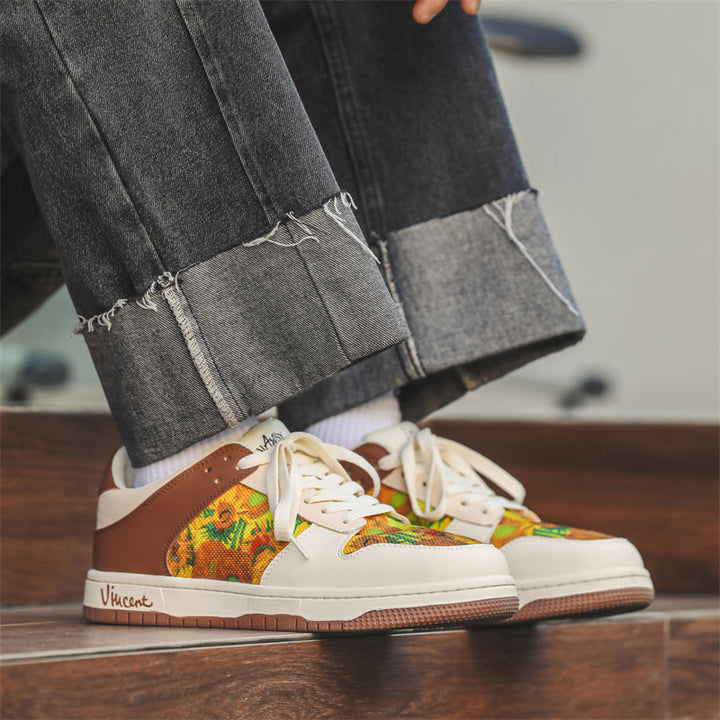 Van Gogh Sunflowers inspired Trainers