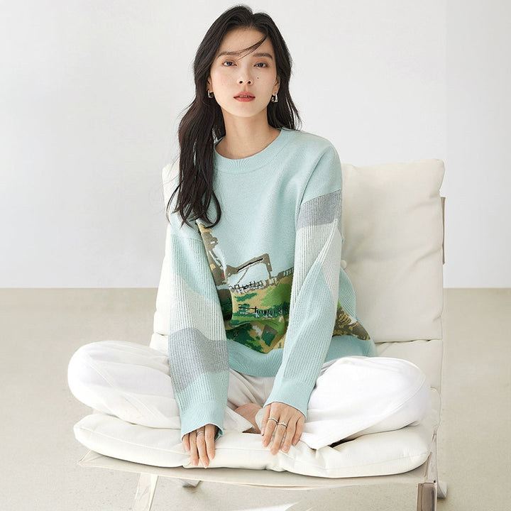Le Moulin de la Galette Van Gogh Jumper
