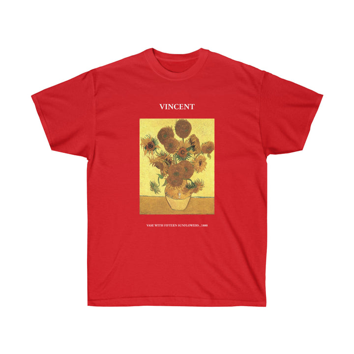 Vincent van Gogh Vase with Fifteen Sunflowers T-shirt