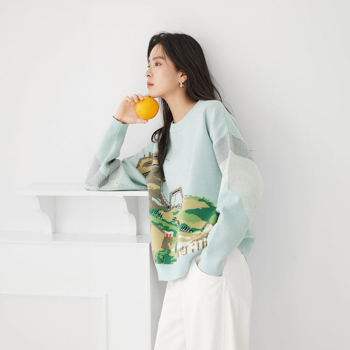 Le Moulin de la Galette Van Gogh Jumper