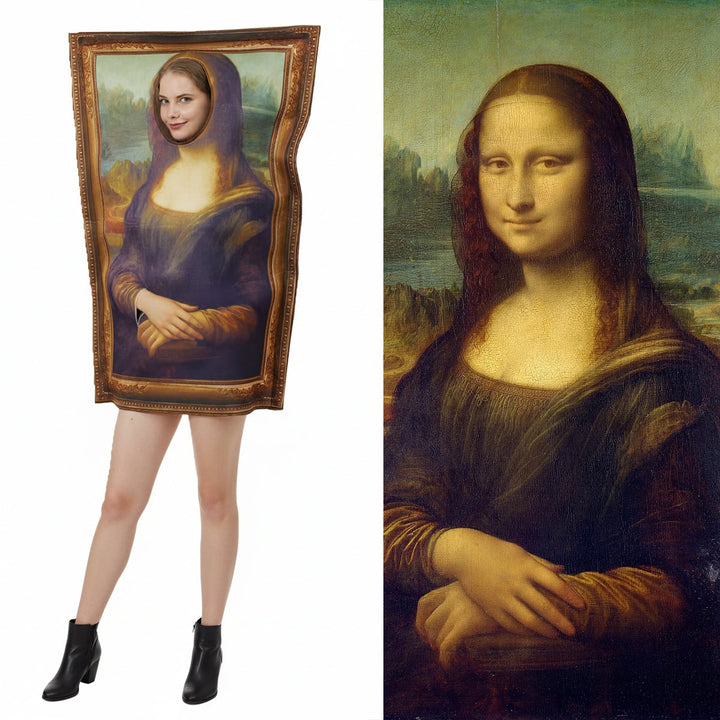 Mona Lisa &amp; The Scream Halloween Costumes