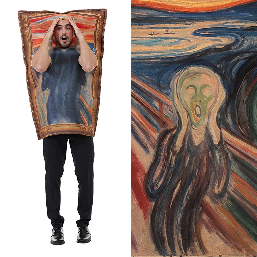 Mona Lisa &amp; The Scream Halloween Costumes