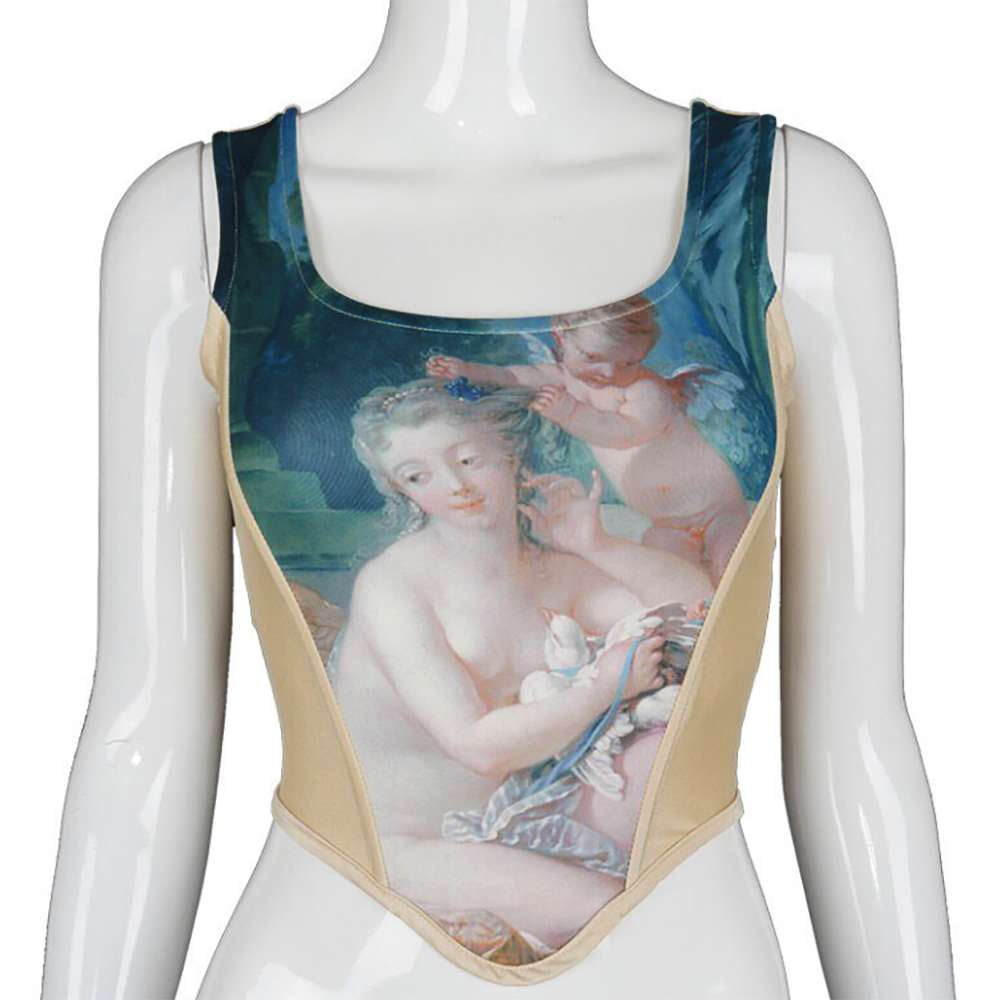 The toilette of venus corset tank top