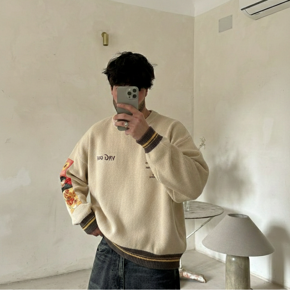 Van gogh retro Jumper