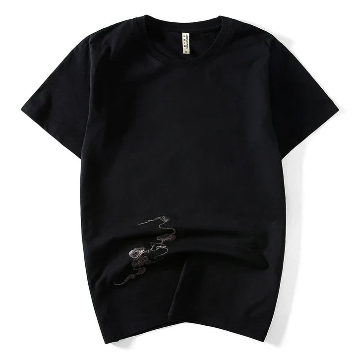 Qilin Embroidered T-shirt