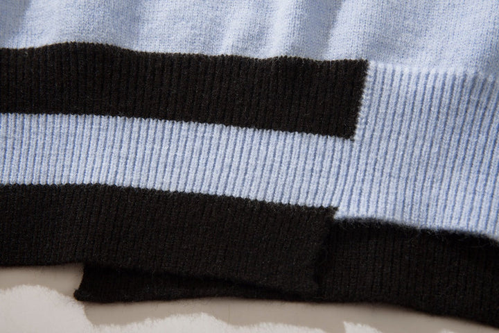 Half Knitted Starry Night Jumper