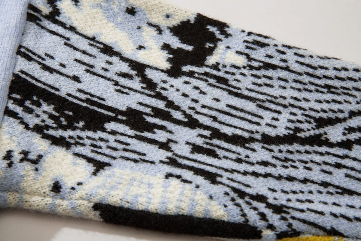 Half Knitted Starry Night Jumper