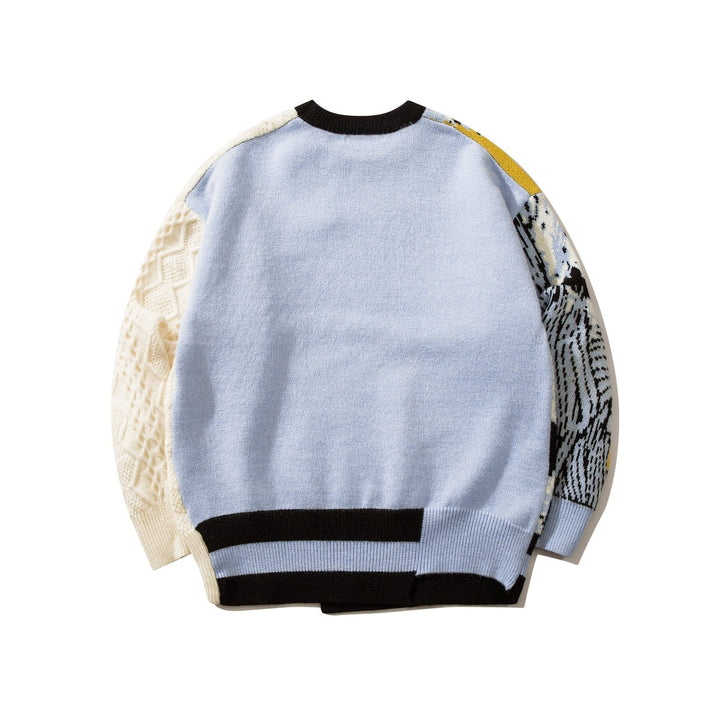 Half Knitted Starry Night Jumper