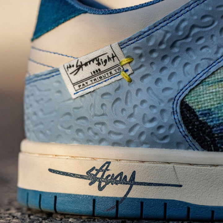 Van Gogh Starry Night inspired Trainers