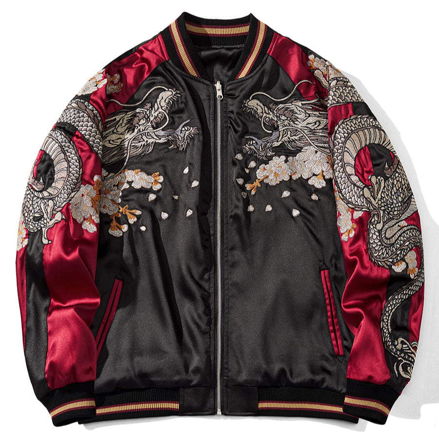 Obsidian Bloom Reversible Sukajan Jacket
