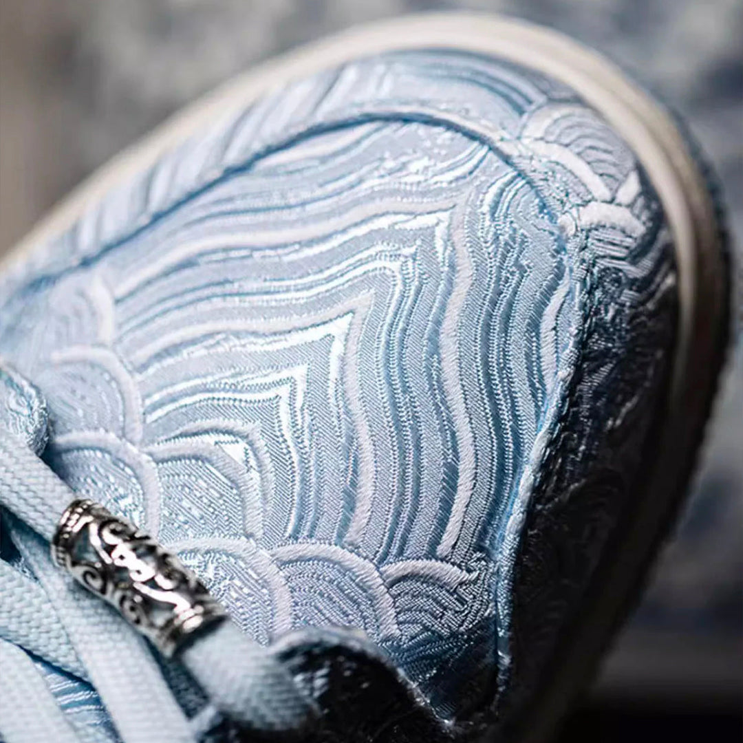 Nihonga inspired Silk Trainers