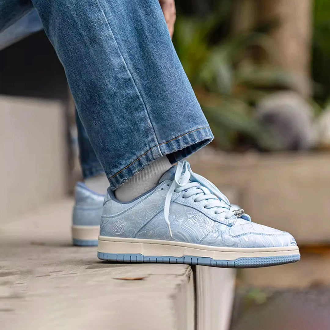 Nihonga inspired Silk Trainers