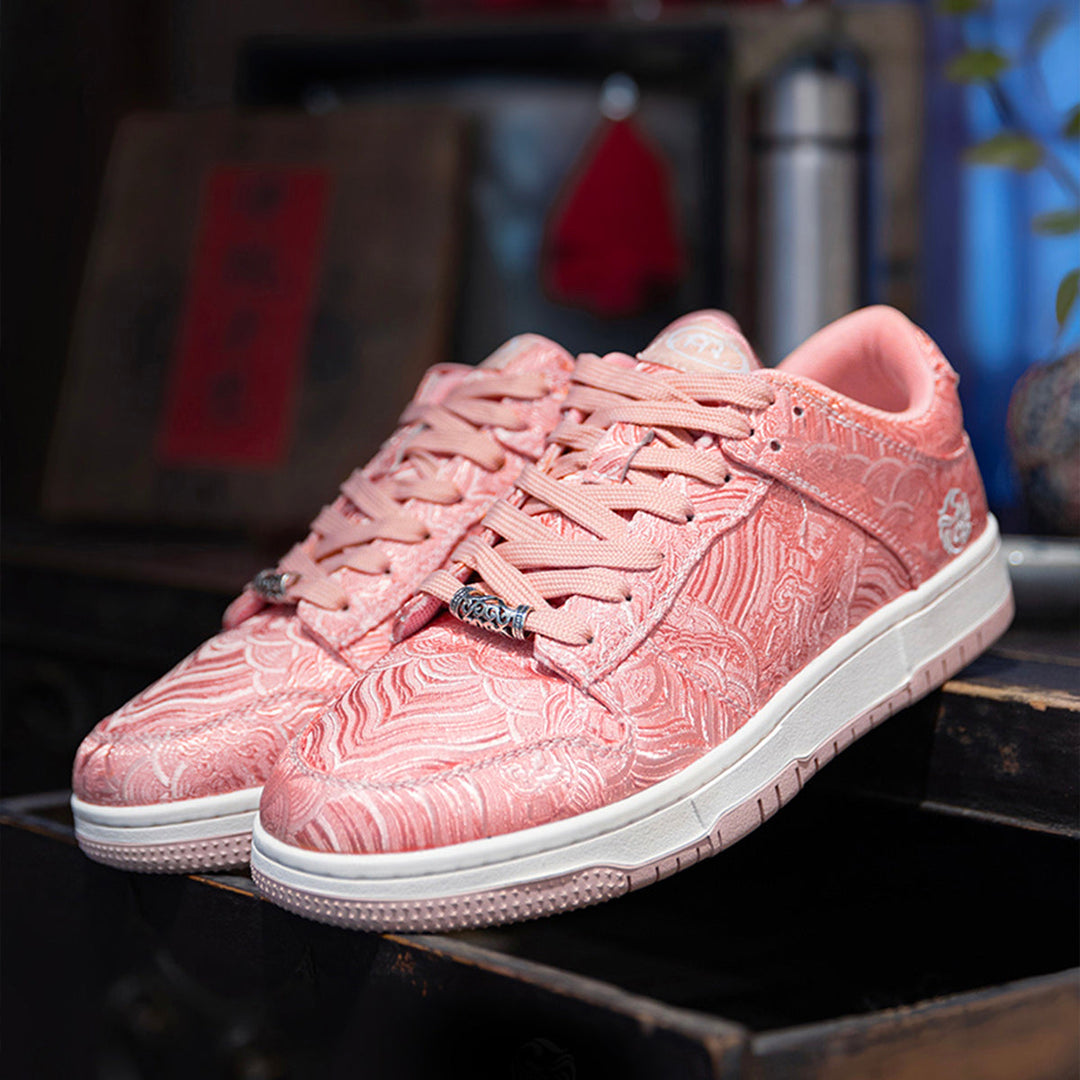 Nihonga inspired Silk Trainers
