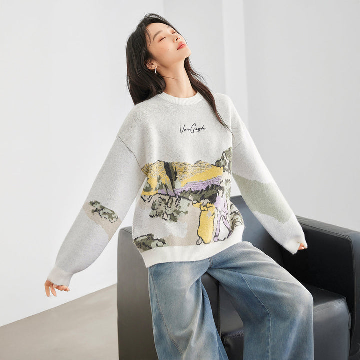 A Walk at Twilight, Van Gogh Knit Jumper