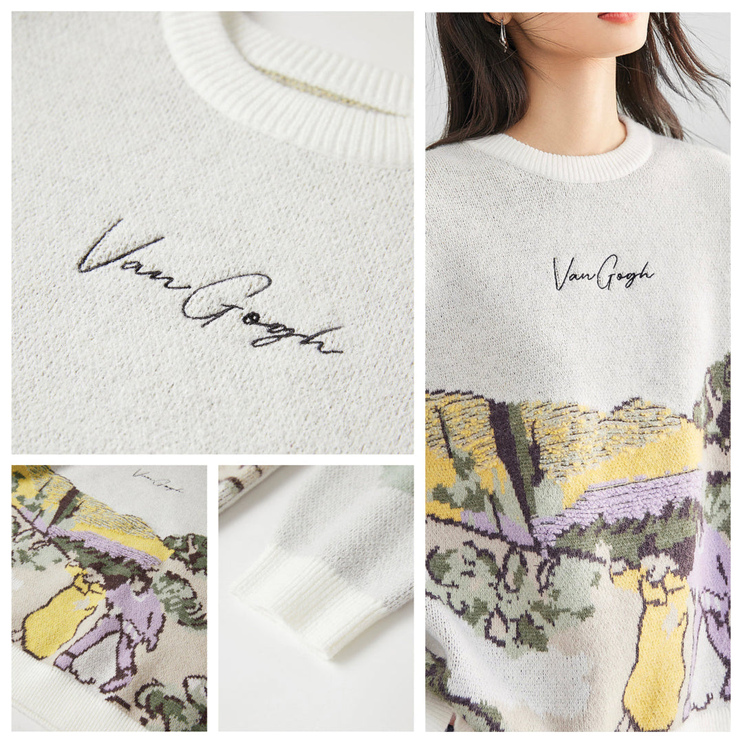 A Walk at Twilight, Van Gogh Knit Jumper