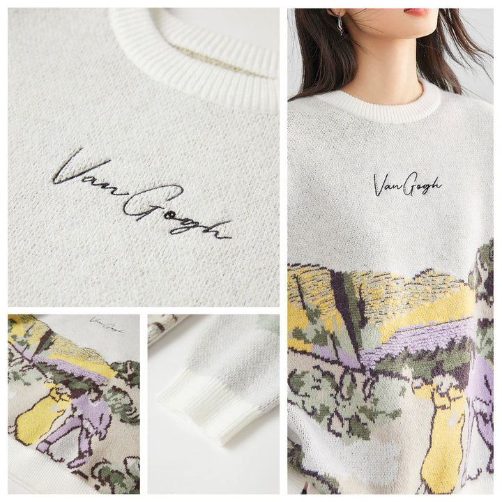 A Walk at Twilight, Van Gogh Knit Jumper