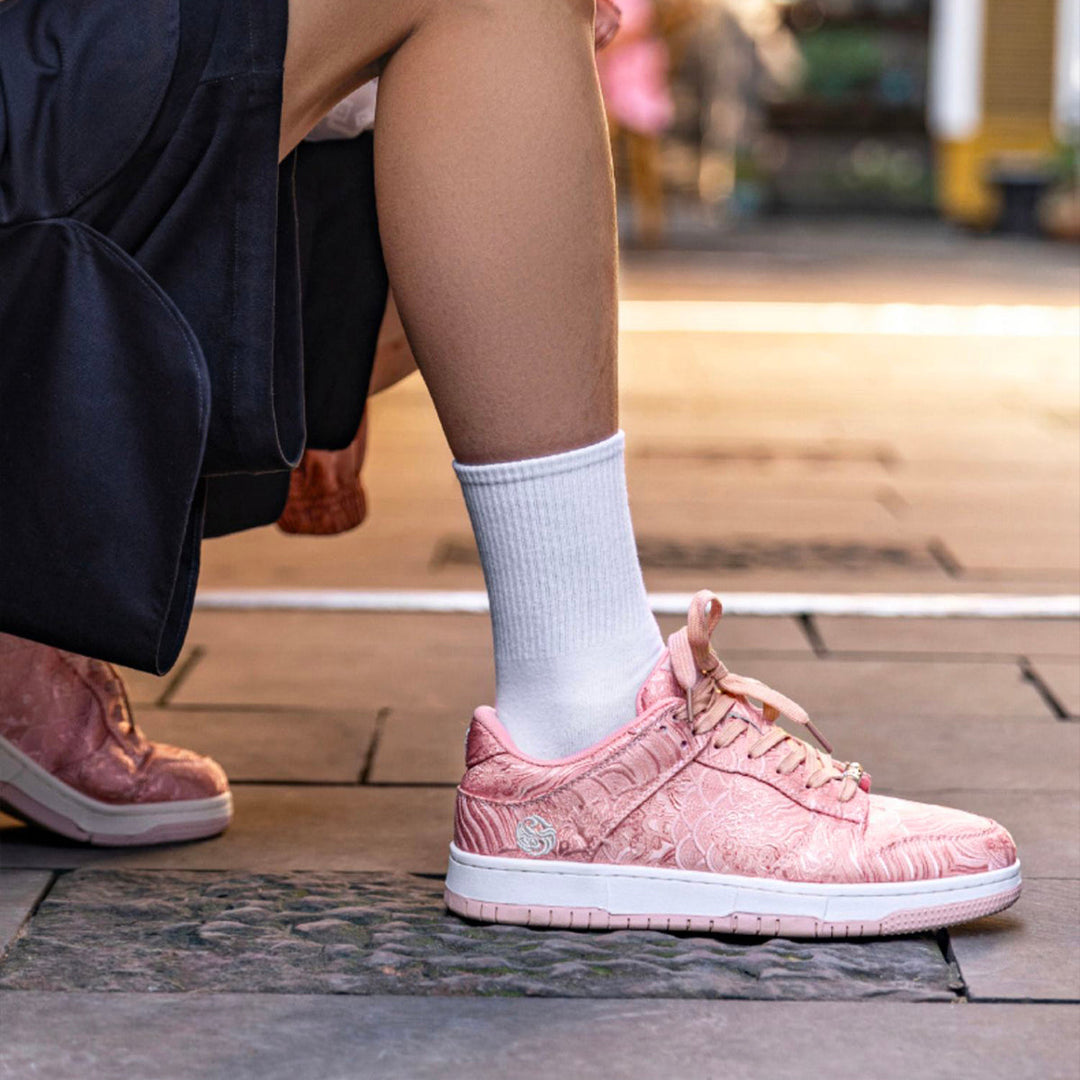 Nihonga inspired Silk Trainers