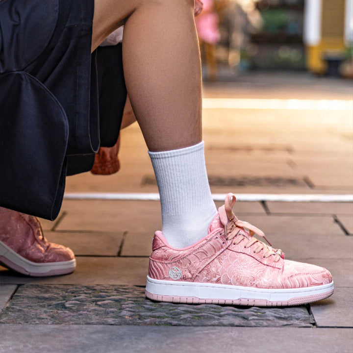 Nihonga inspired Silk Trainers