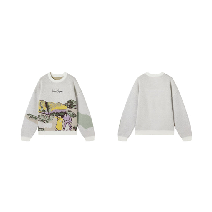 A Walk at Twilight, Van Gogh Knit Jumper