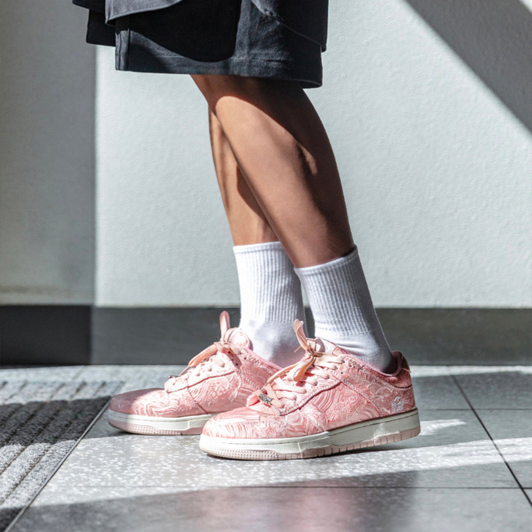 Nihonga inspired Silk Trainers