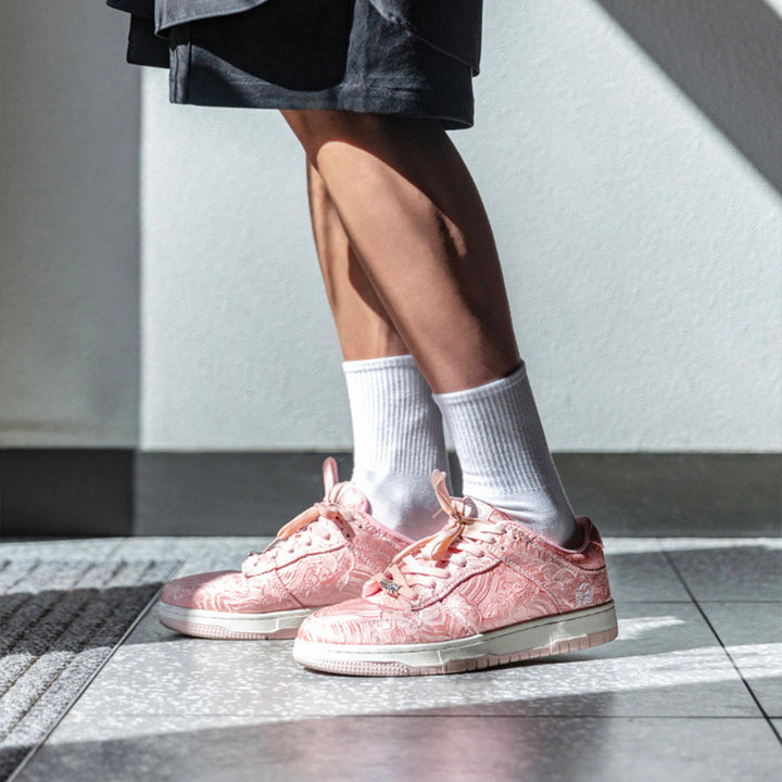 Nihonga inspired Silk Trainers
