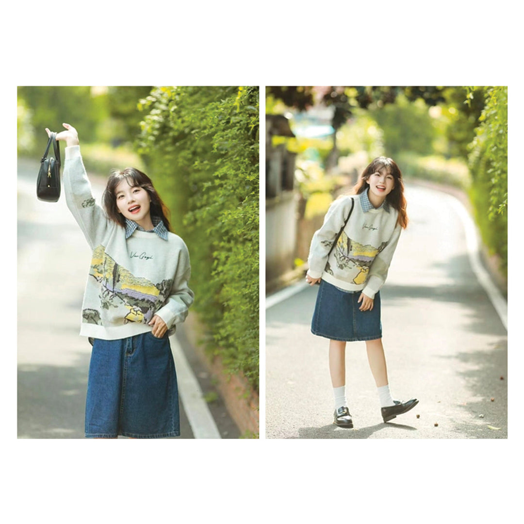 A Walk at Twilight, Van Gogh Knit Jumper