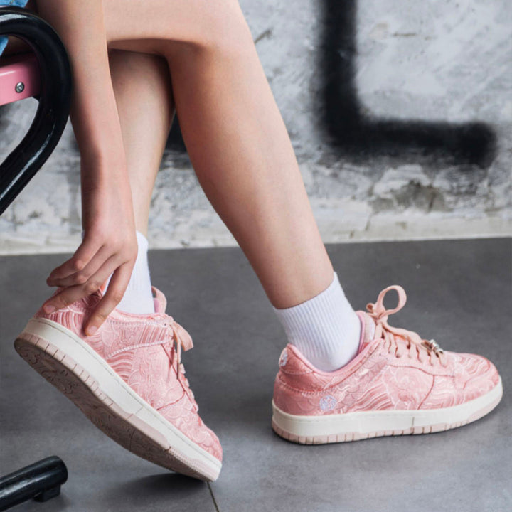 Nihonga inspired Silk Trainers