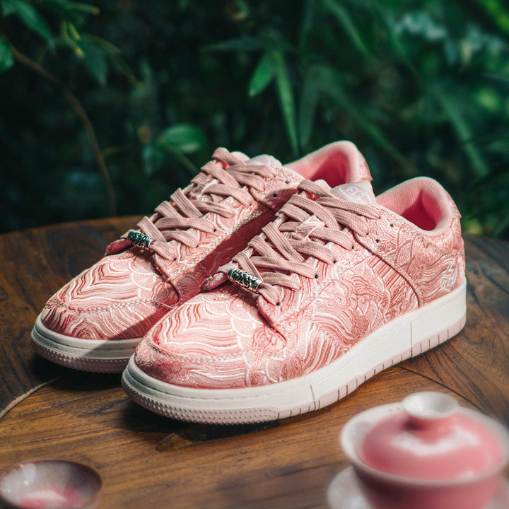 Nihonga inspired Silk Trainers
