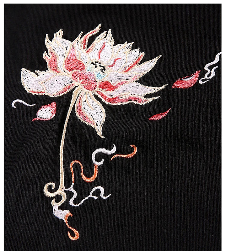 Embroidered Eternal Phoenix Dance T-shirt