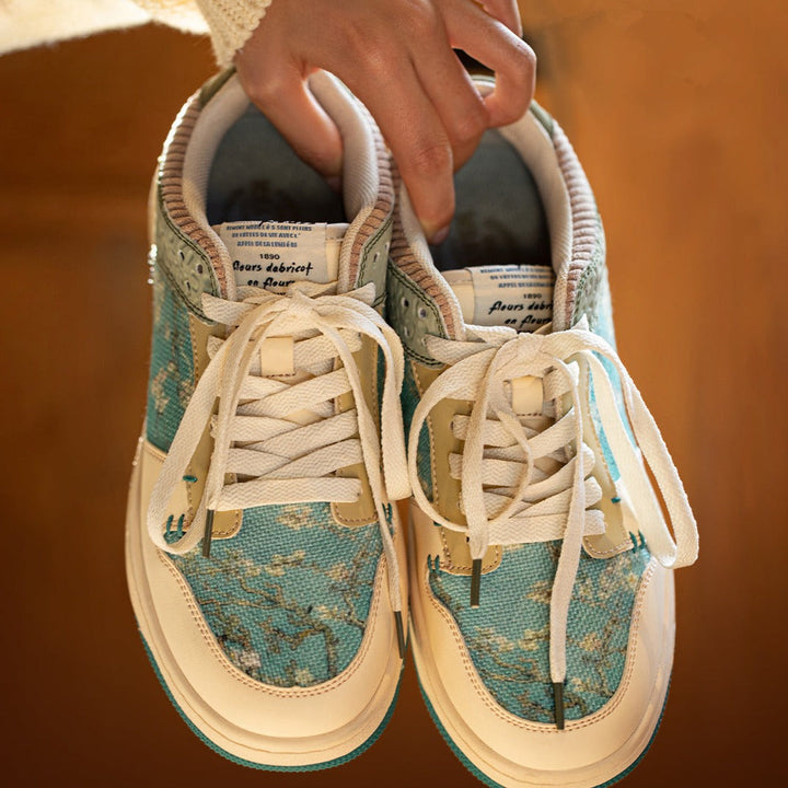 Van Gogh Almond Blossoms inspired Trainers