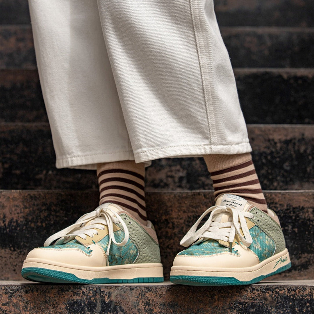 Van Gogh Almond Blossoms inspired Trainers