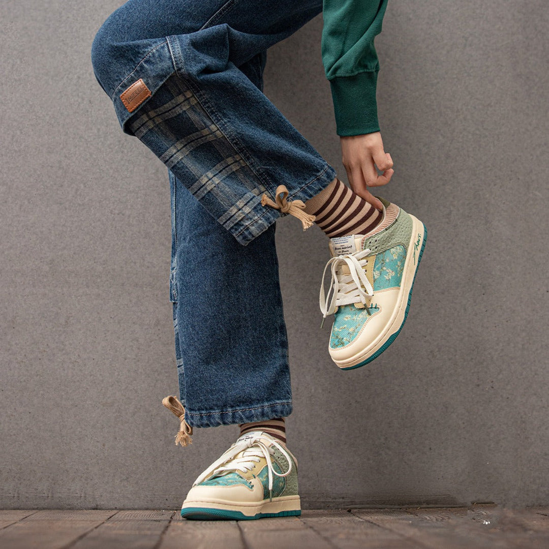 Van Gogh Almond Blossoms inspired Trainers