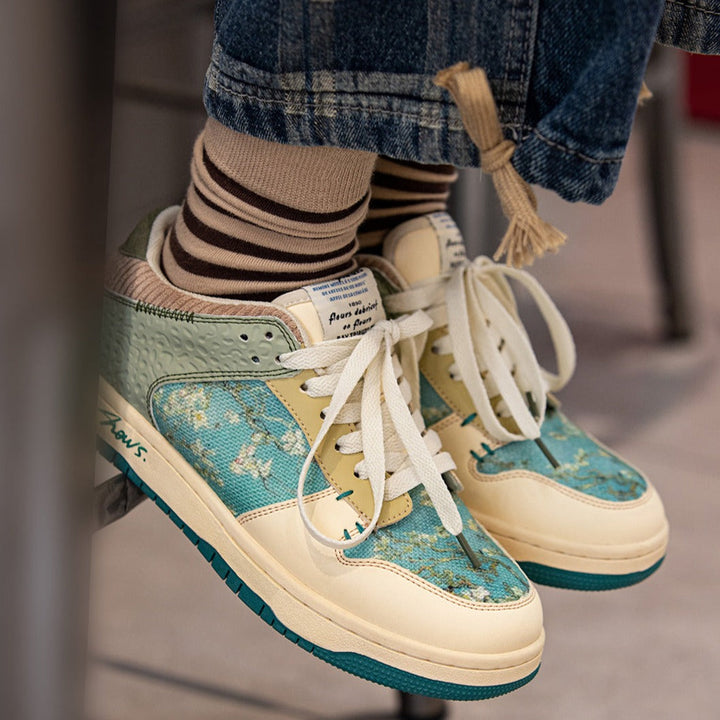 Van Gogh Almond Blossoms inspired Trainers