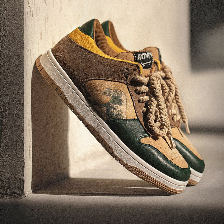 The great wave off Kanagawa inspired Trainers