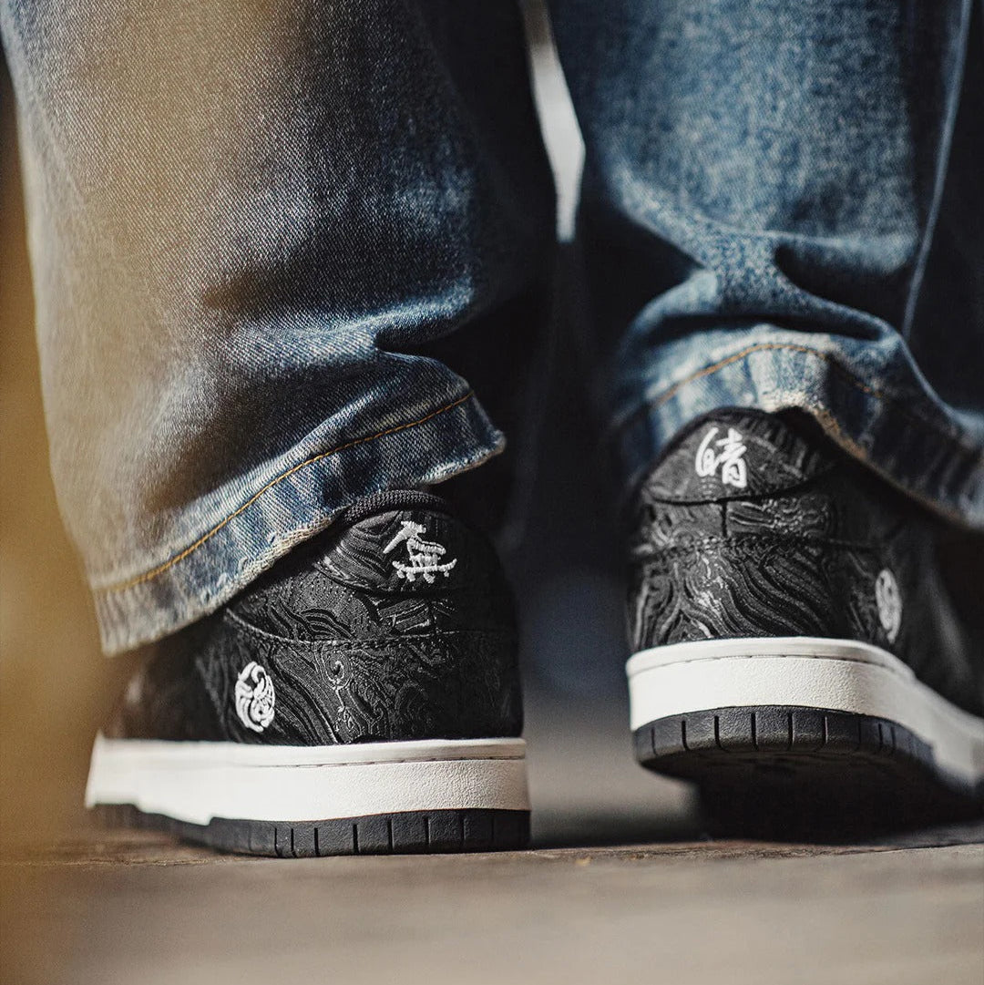 Nihonga inspired Silk Trainers