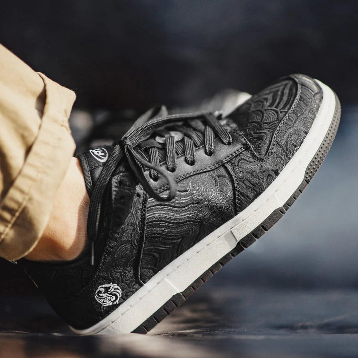 Nihonga inspired Silk Trainers