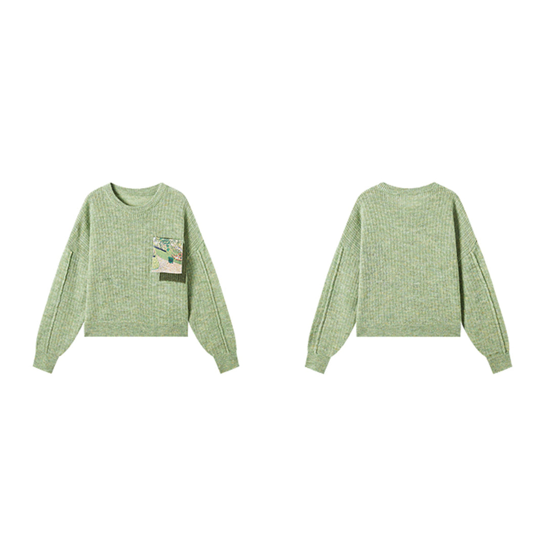 Van Gogh Jardin à Auvers Pocket Jumper