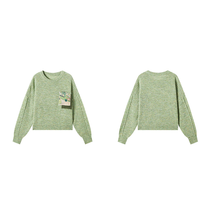 Van Gogh Jardin à Auvers Pocket Jumper
