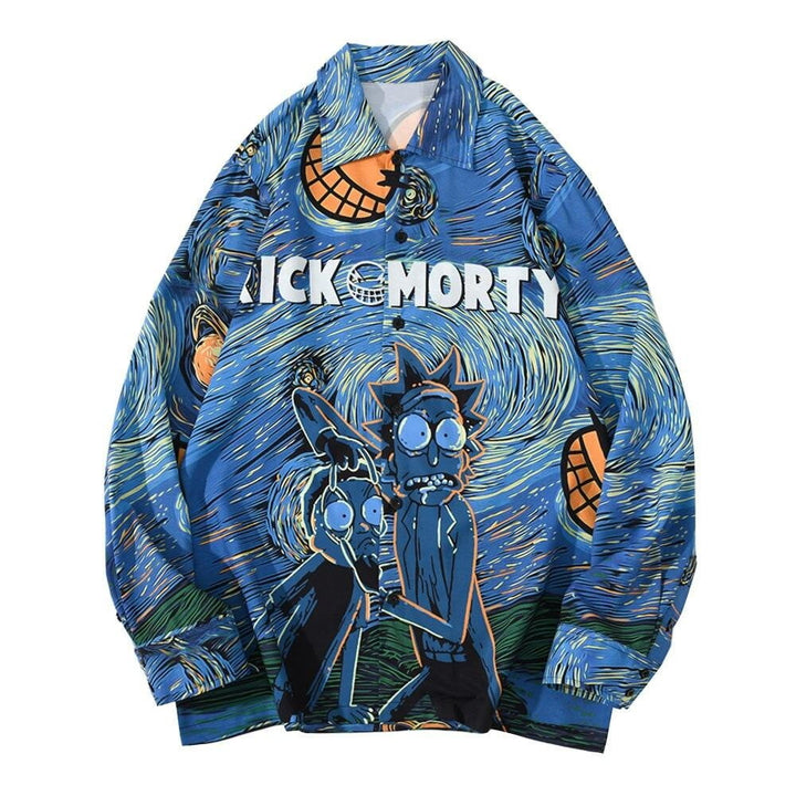 Rick &amp; Morty X Starry night shirt