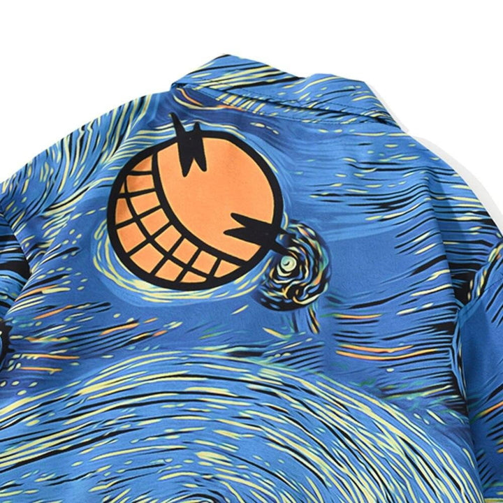 Rick &amp; Morty X Starry night shirt